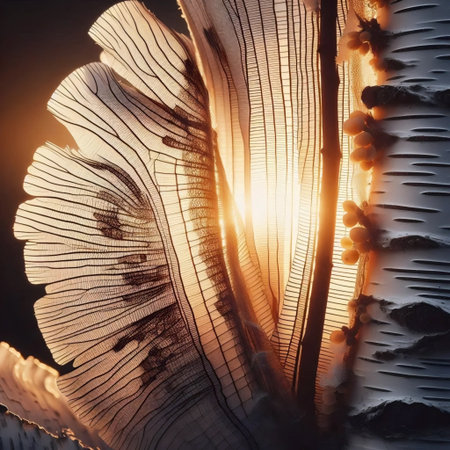 A birch bark close-up, Ai generated imageの写真素材