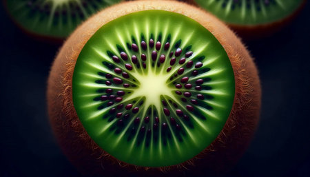 A kiwi star cut, Ai generated imageの写真素材