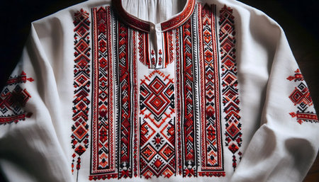 Slavic shirt Vyshyvanka, Ai generated image
