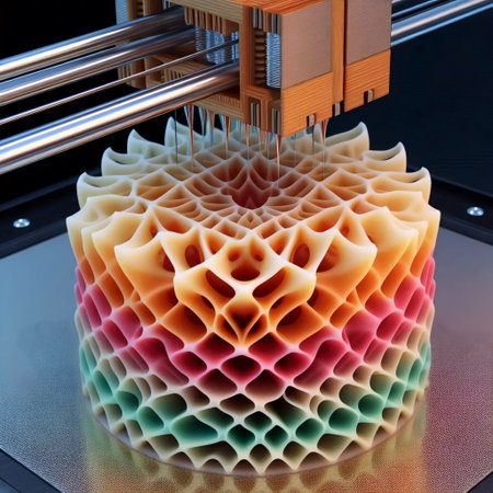 Futuristic ice-cream, Ai generated image