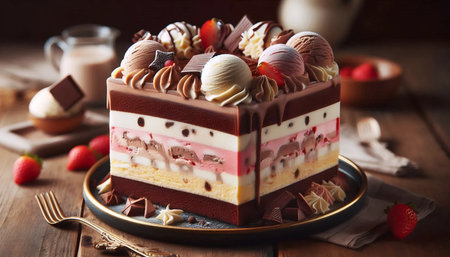 Vintage retro ice-cream