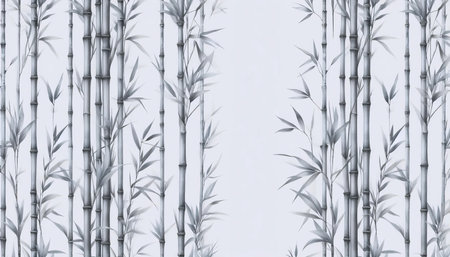 Japanese repeating pattern wallpaper design, Ai generated imageの写真素材