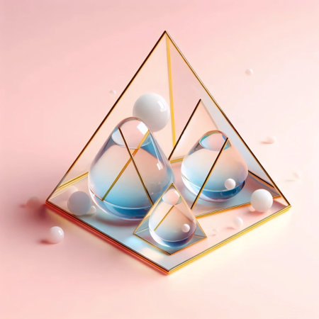 Abstract liquid glass wallpaper for smartphone, AI generated image