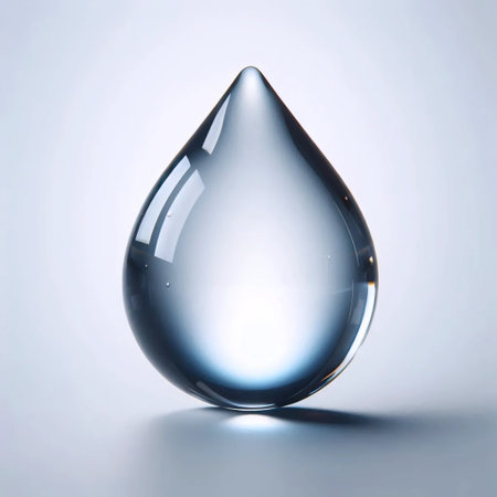 Abstract liquid glass wallpaper for smartphone, AI generated imageの写真素材