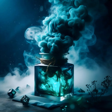 Abstract liquid glass wallpaper, AI generated imageの写真素材