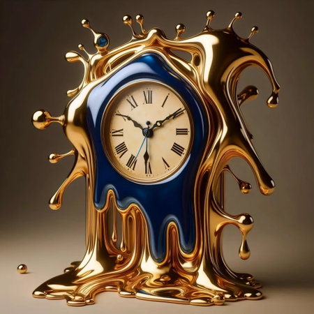 Abstract liquid glass wallpaper, AI generated imageの写真素材