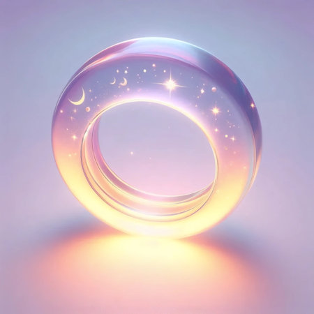 Abstract liquid glass wallpaper, AI generated image