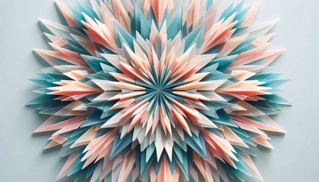 Abstract liquid glass wallpaper, AI generated imageの写真素材