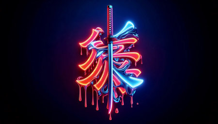 Abstract liquid glass wallpaper, AI generated imageの写真素材