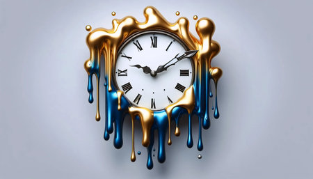 Abstract liquid glass wallpaper, AI generated imageの写真素材