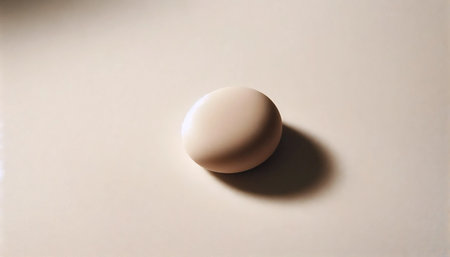 The minimalist desert stone composition, AI generated image