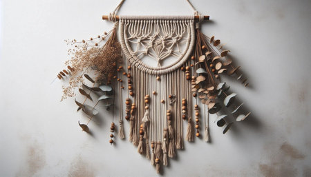 The iconic macrame wall hanging