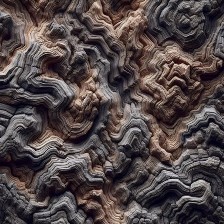 The biophilic tree bark texture, AI generated image