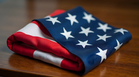 American flag, 4th of July celebration concept, patriotic mood, Ai created image