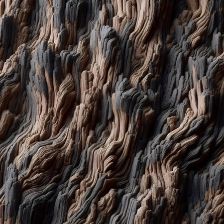 The biophilic tree bark texture, AI generated imageの写真素材