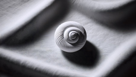 The single seashell, AI generated image