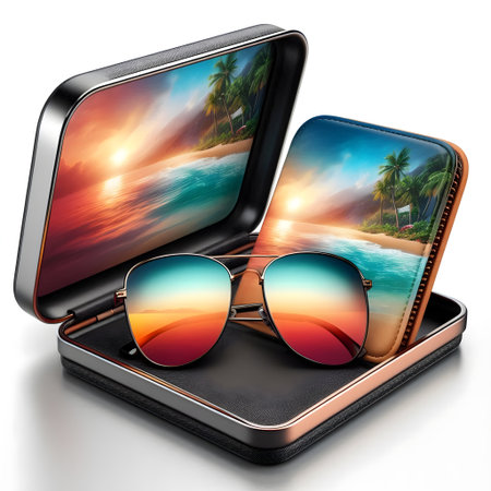 Designer sunglasses, Ai-generated image