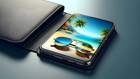 Designer sunglasses, Ai-generated image