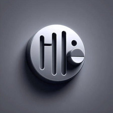 A neumorphic volume slider icon, AI generated image