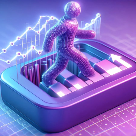 A neumorphic step counter icon, AI generated image