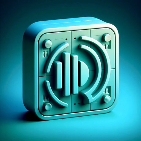 A neumorphic volume icon, AI generated image