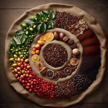 Coffee bean journeyの写真素材