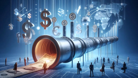 Revenue pipeline, Ai generated image