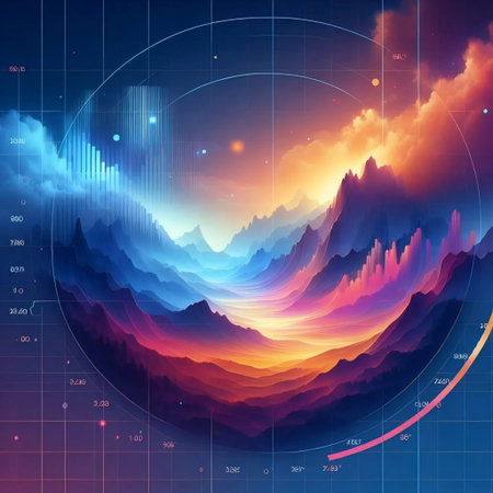 Geographic heat map, Ai generated imageの写真素材