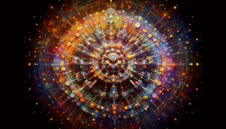 Fractal DAO governance, Ai generated imageの写真素材