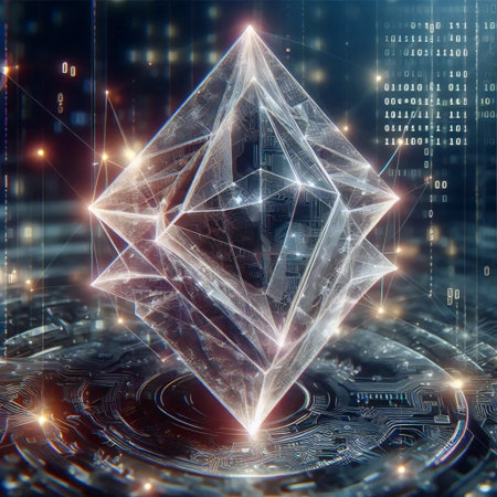 Geometric data portal, Ai generated image