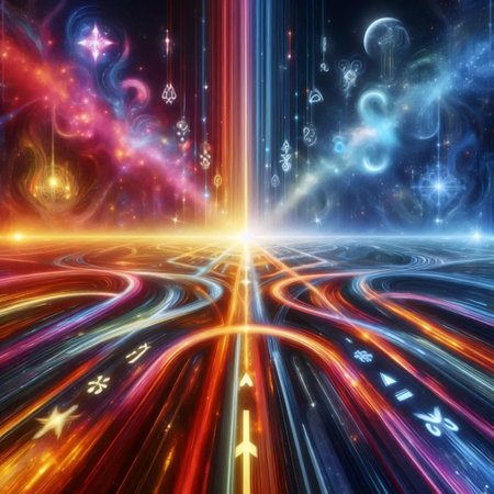 A diverging identity path, Ai generated image