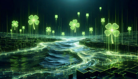 Cyber St. Patricks - Digital Luck Concept