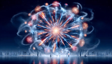 Quantum New Year - Temporal Fireworks