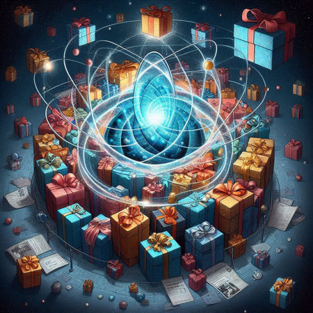 Quantum Christmas - Entangled Gift Exchange