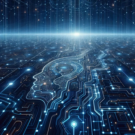 A neural network wallpaper, Ai generated image