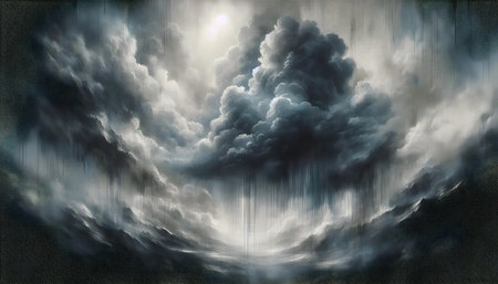 A stormy sky wallpaper, Ai generated image