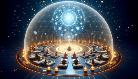NFT Sound Bath, AI generated image