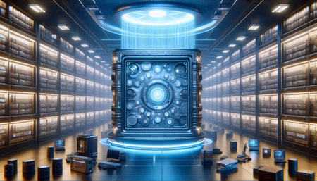 NFT time capsule, AI generated image