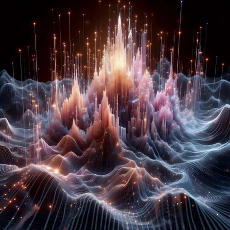 Generative sound visualization, AI generated image
