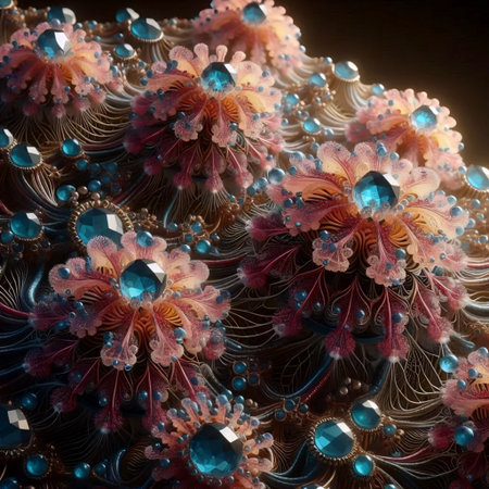 AI-Generated Coral Jewelry, AI generated image