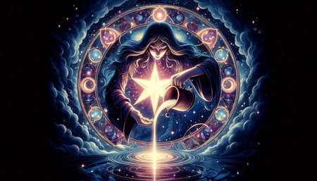 A tarot card design, Ai generated imageの写真素材