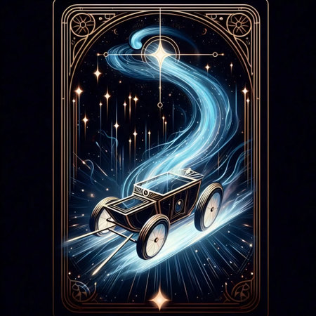 A tarot card design, Ai generated imageの写真素材