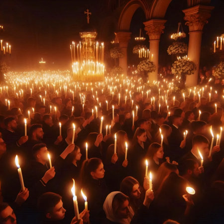 Greek Orthodox Easter, Ai generated imageの写真素材