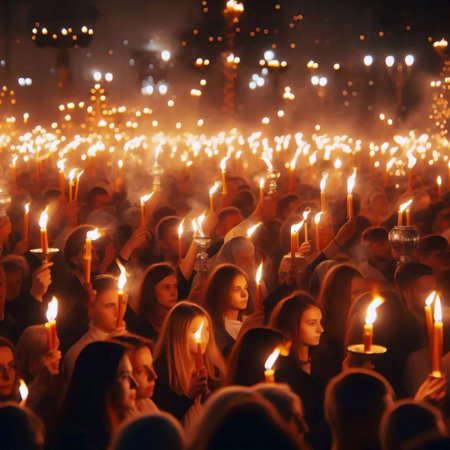 Greek Orthodox Easter, Ai generated imageの写真素材