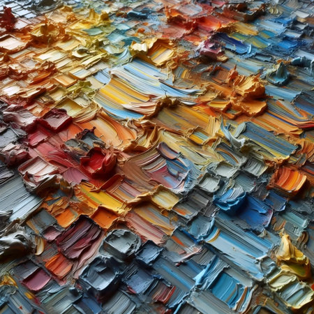 Emotional paint explosionの写真素材