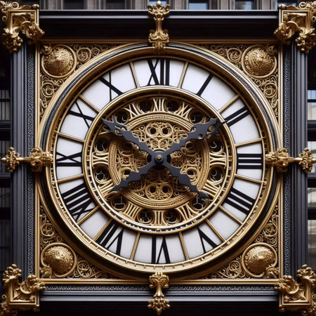 Gothic Revival numerals, Ai generated image