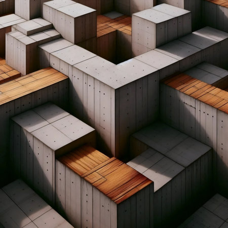 Raw concrete surface detail, Ai generated imageの写真素材