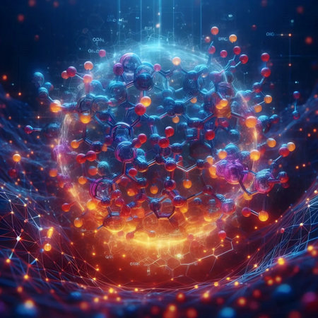 Molecular structure, Ai generated image