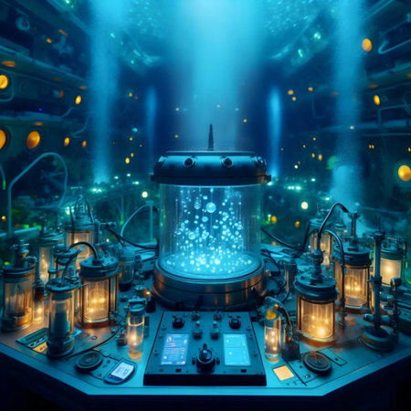 Deep-sea research pod, Ai generated imageの写真素材