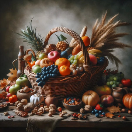 Cornucopia abundance, Ai generated imageの写真素材